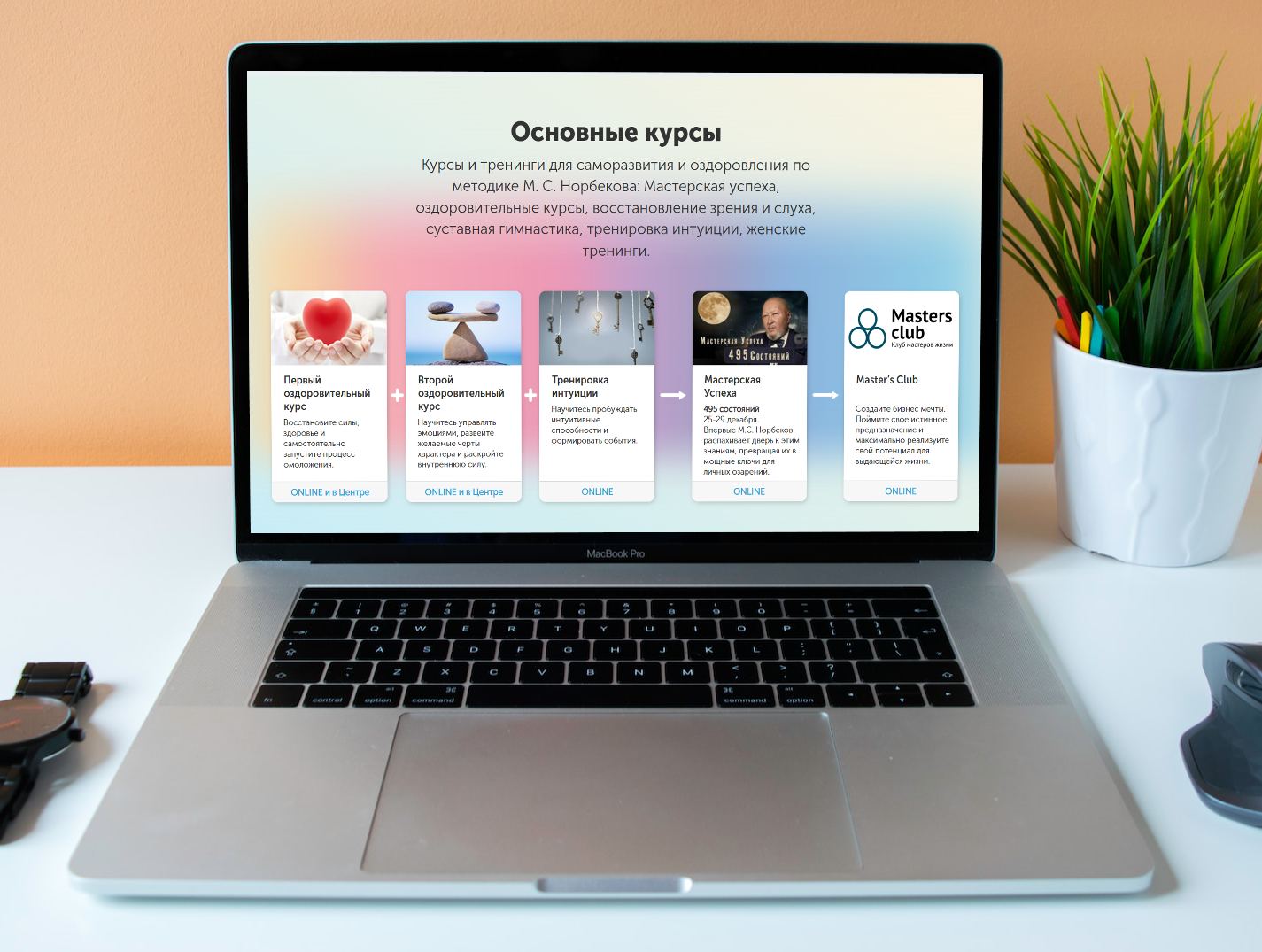 Платформа курсов и тренингов для саморазвития и оздоровления